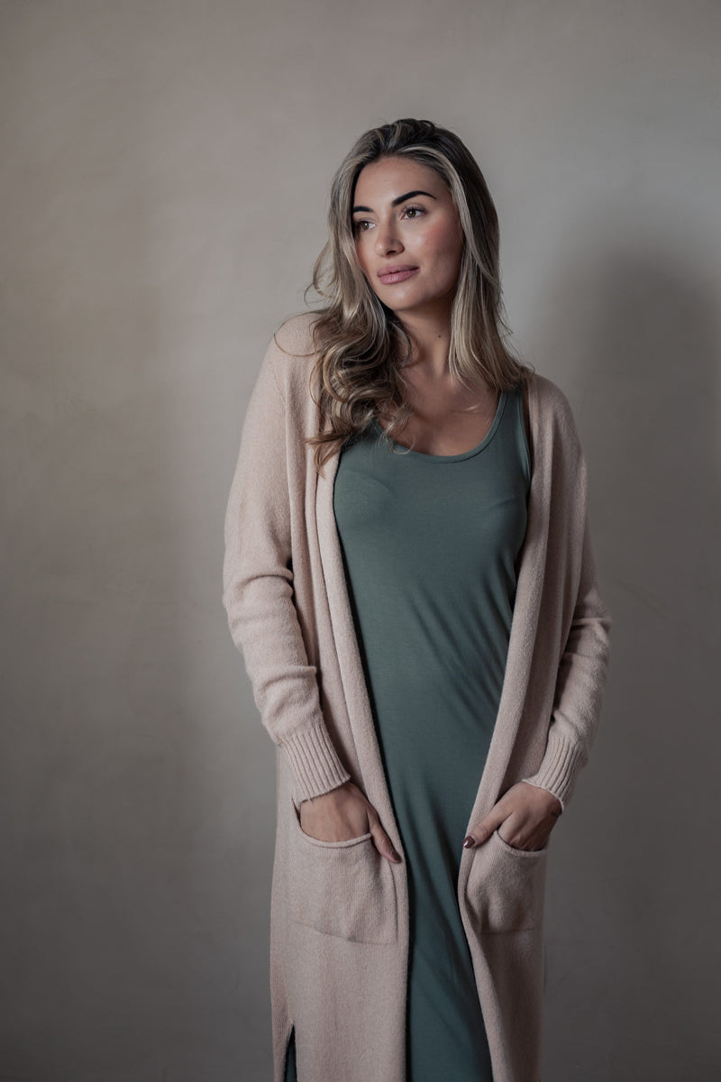 Pure Ease neuletakki beige