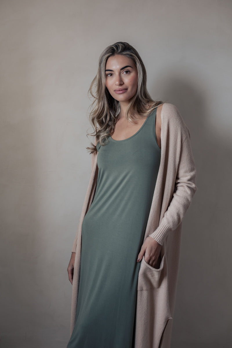 Pure Ease neuletakki beige