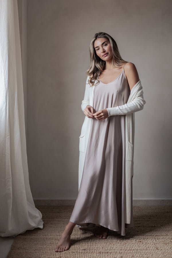 Pure Ease cardigan, off white