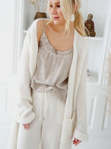 Slowly morning cardigan, natural white