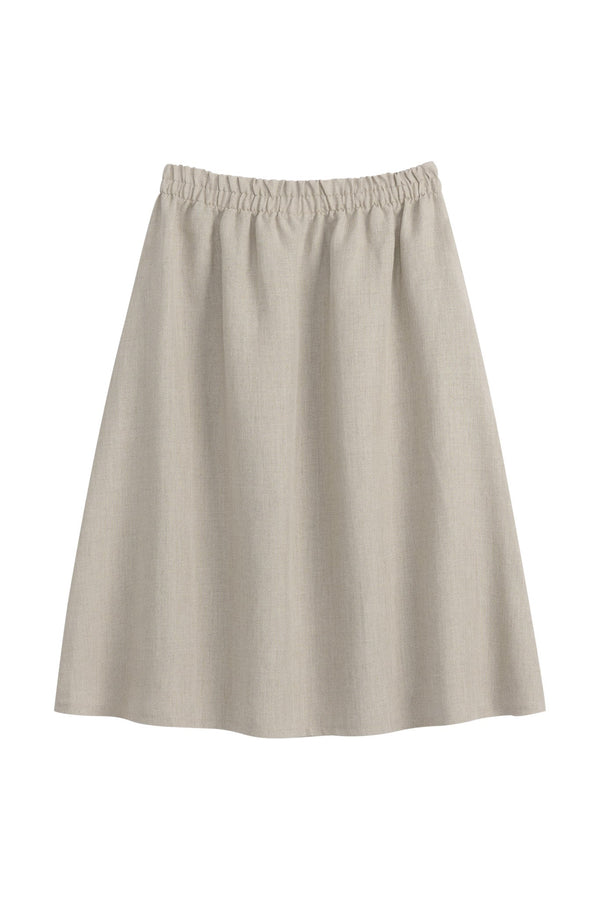 Sarie linen skirt, natural