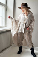 Scarlett linen shirt, sand