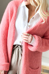 Slowly morning cardigan, peach spritz