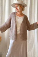 Soft life cardigan, taupe