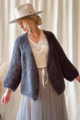 Soft life cardigan, thunder