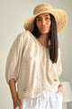 Solita linen shirt, sand