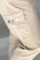 Star joggers, cashmere