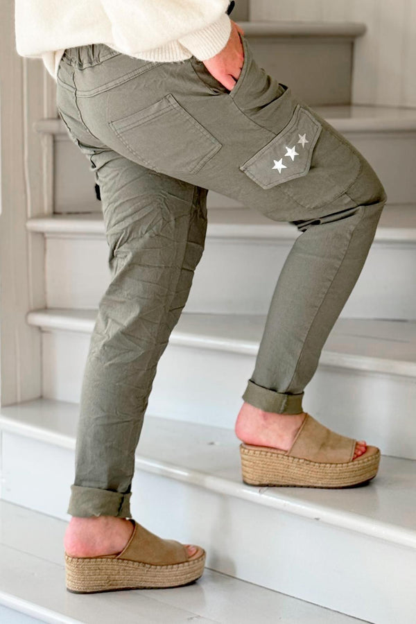 Star joggerit, khaki