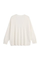 Stay Close cardigan, chalk