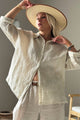 Sunday linen shirt, sand