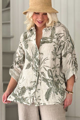 Sunday pellavapaita, tropical print