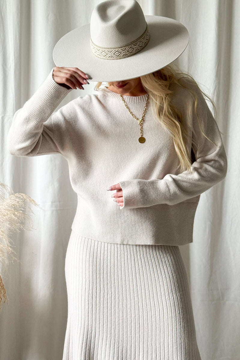 Sweet life skirt, light beige