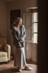 My moment ribbed cardigan, taupe