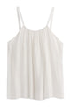 Tierra silk top, beige