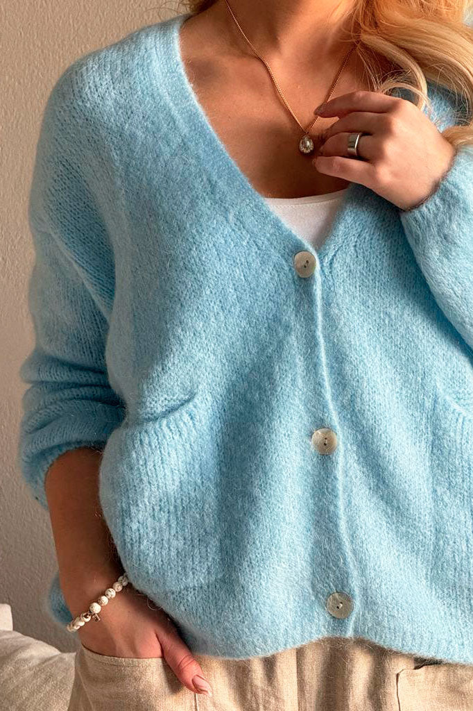 Torrez cardigan, light blue