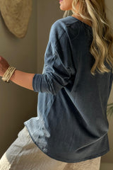 Bohemiana Vintage Club pitkähihainen, denim blue