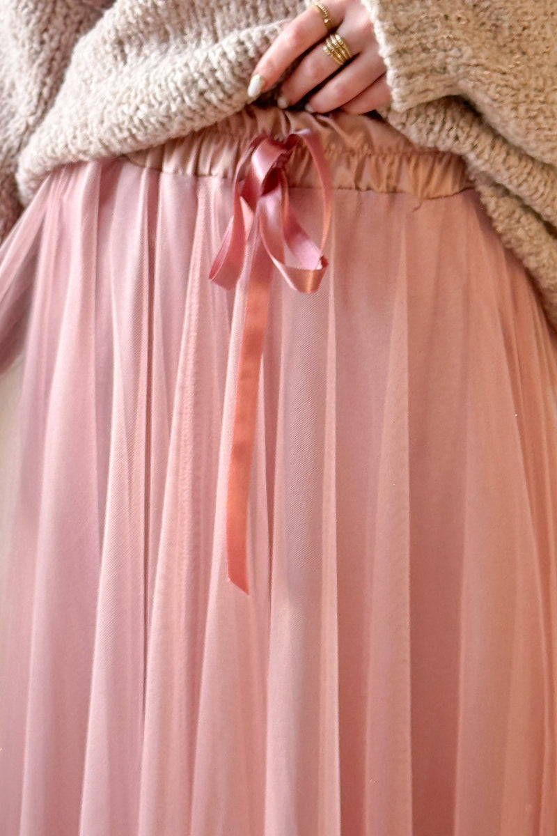 Vintage Daydream tulle skirt, light pink