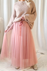 Vintage Daydream tulle skirt, light pink