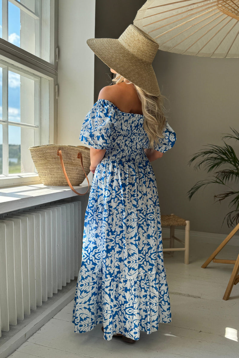 Violetta puuvillamekko, blue