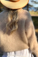 Warmness mohairneule, beige