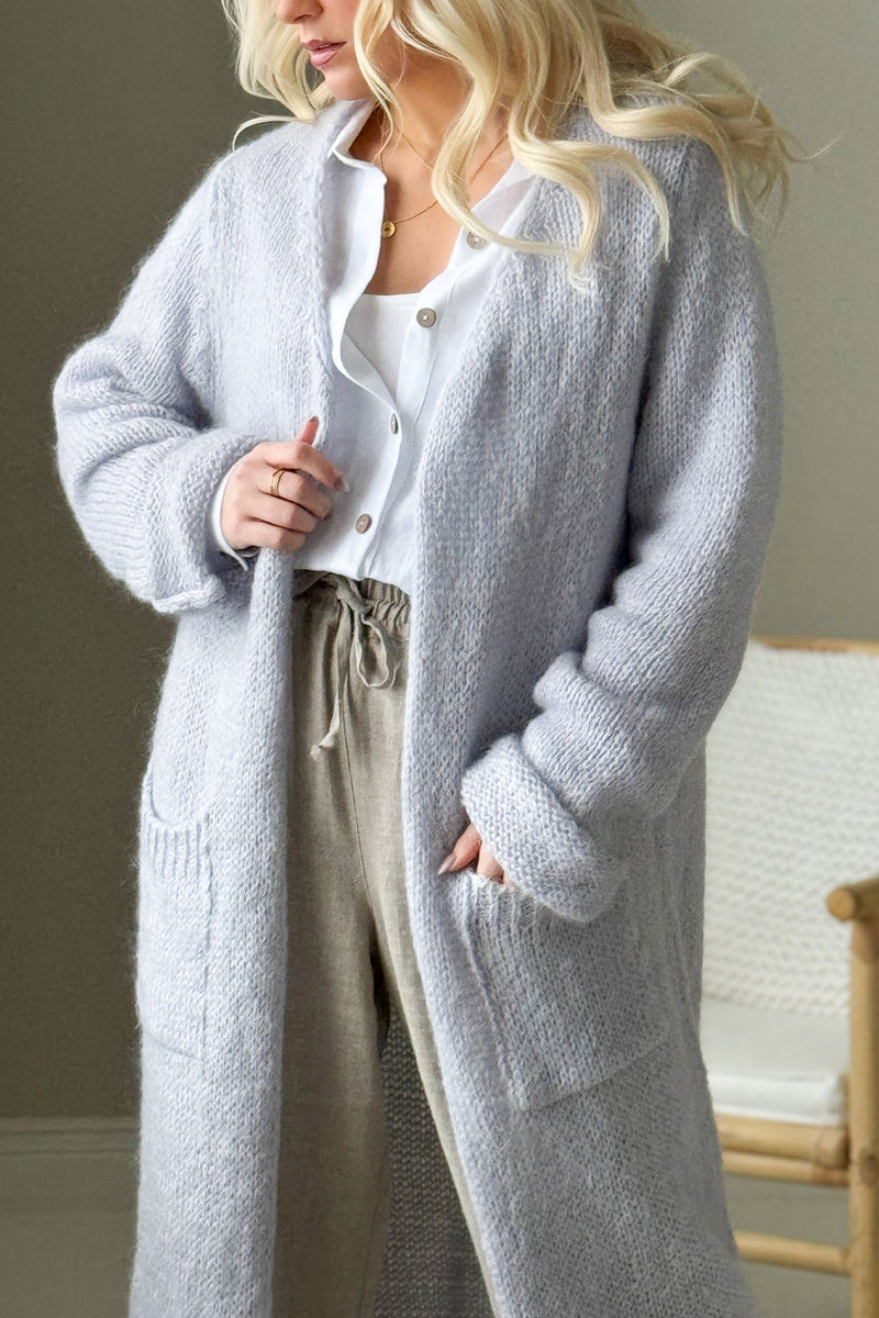 Slowly morning cardigan, sky blue