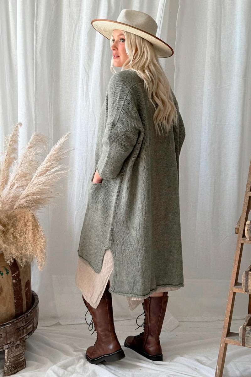 Wilona cardigan, sage