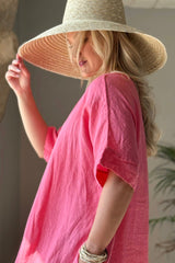 Yoko kaftaanimekko, malibu pink