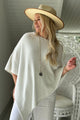 Zelie viskoosiponcho, silver