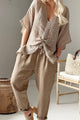Azura linen top, natural