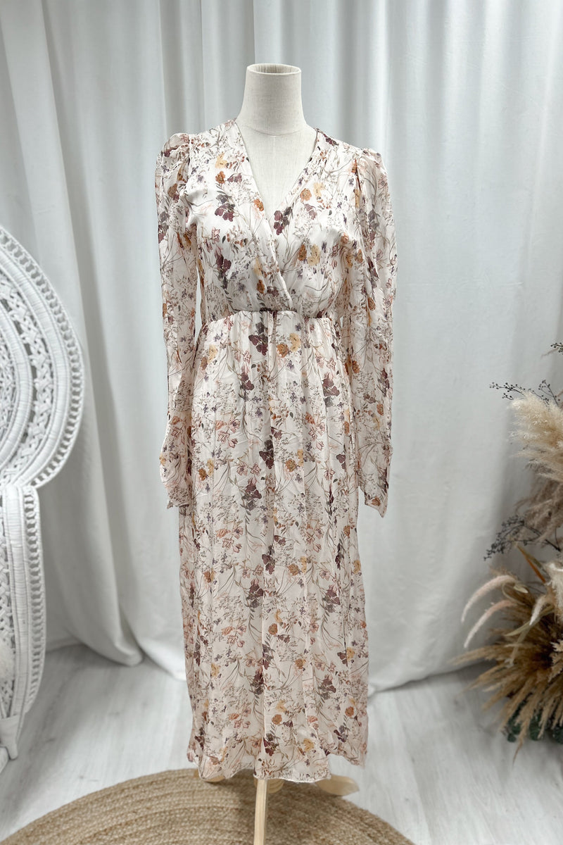 Wildflower Waltz dress, off white