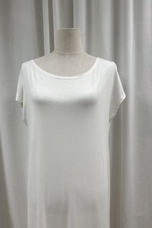 Bamboo Breeze dress, white