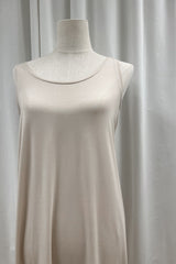 Bamboo Glow dress, beige