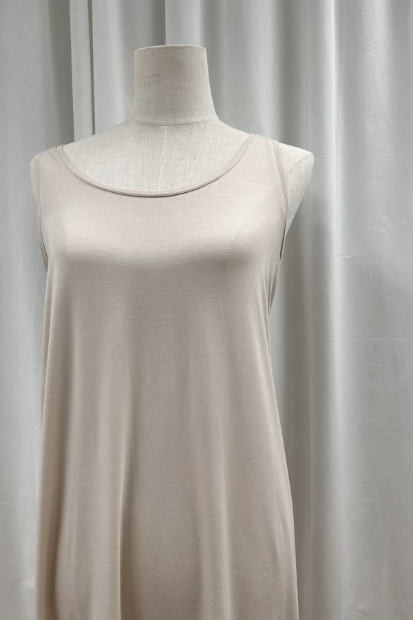 Bamboo Glow dress, beige