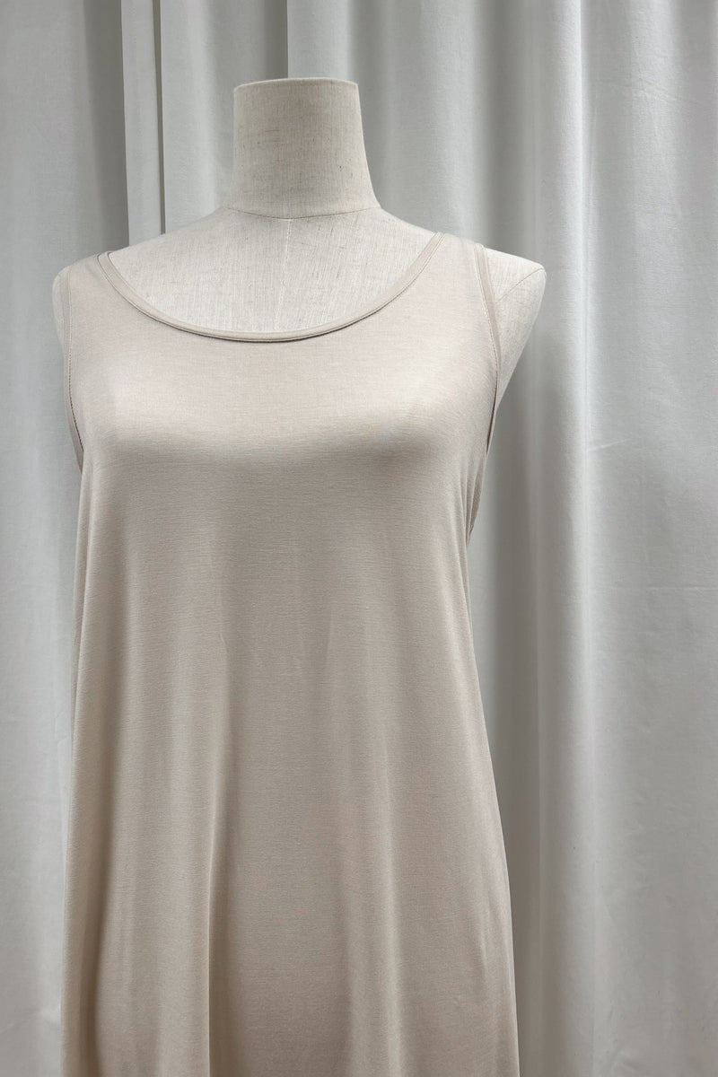 Bamboo Glow dress, beige