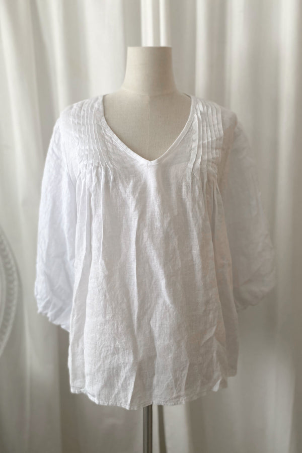 Corfu blouse, white