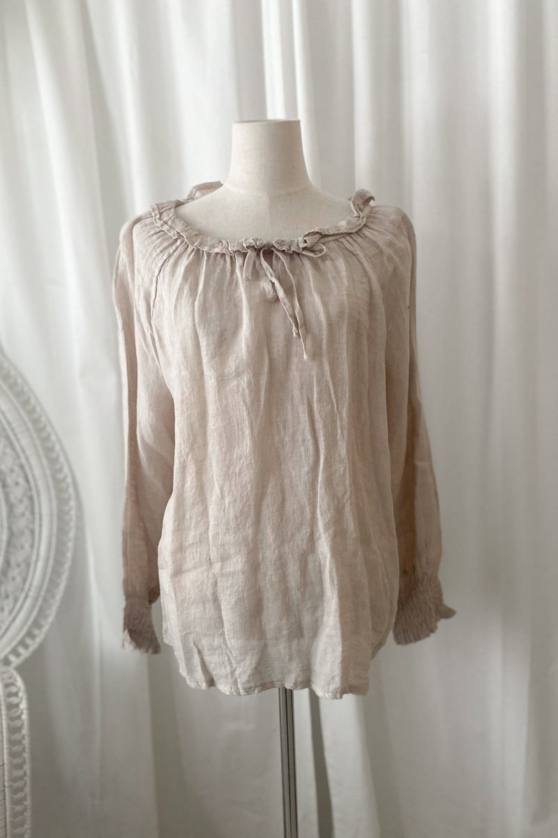 Delia blouse, sand