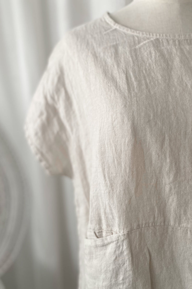 Parson linen top, savanna