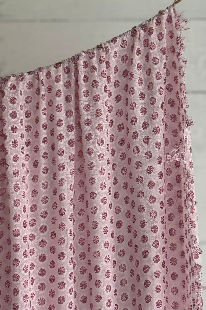 Bamboo huivi, dots pink