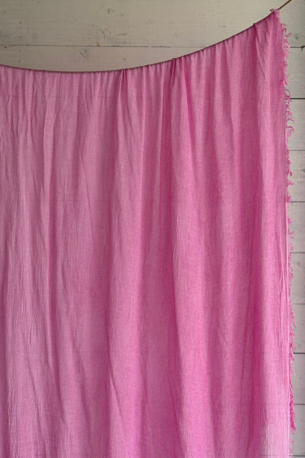 Bamboo scarf, bubble pink