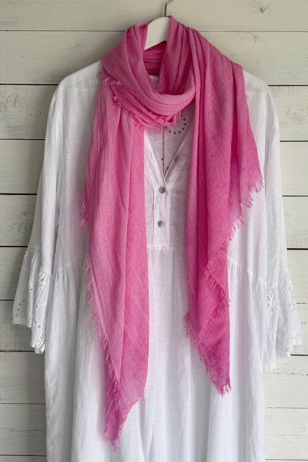 Bamboo scarf, bubble pink