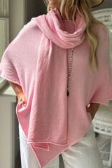 Bea viskoosi-neulehuivi, light pink