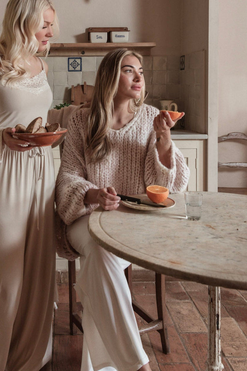 Boho Romance neule, pink