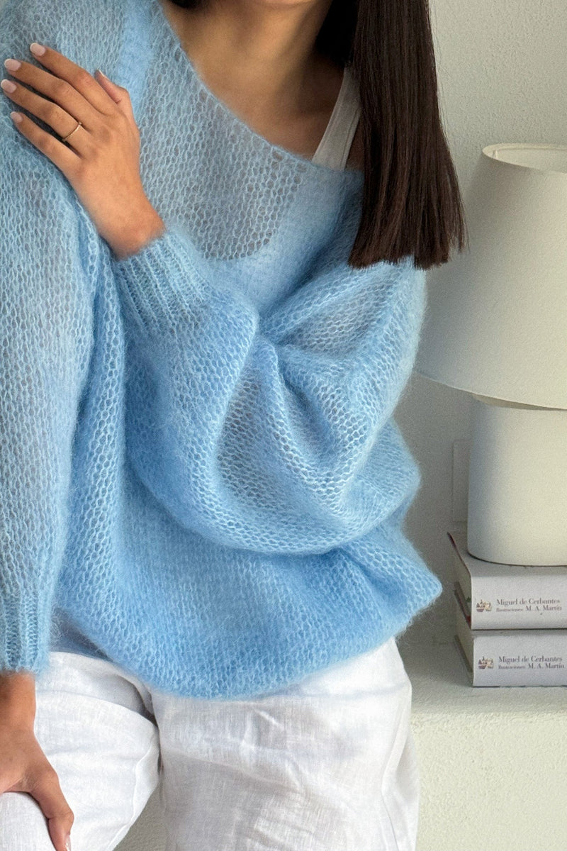 Bubble dream jumper, ice blue
