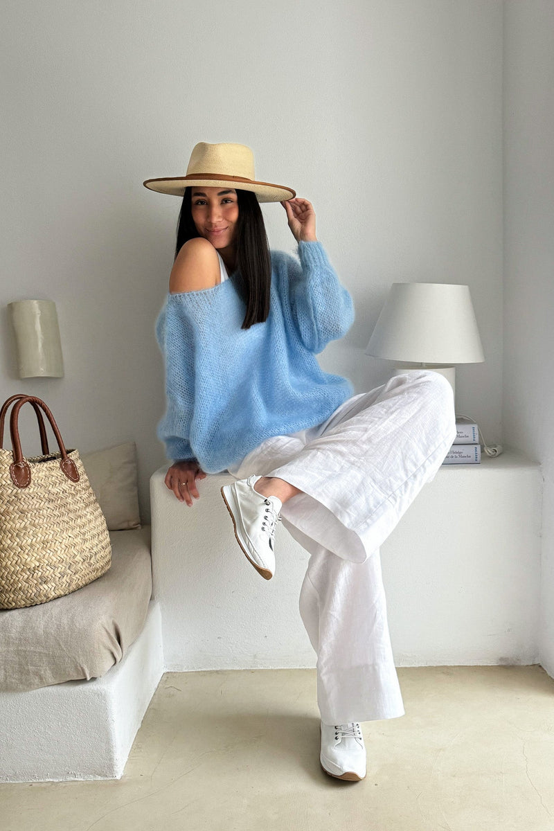 Bubble dream jumper, ice blue