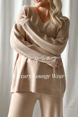 Sweetie V-neck jumper, beige