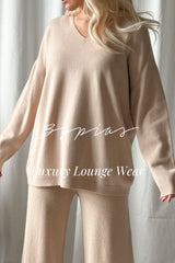 Sweetie V-neck jumper, beige