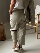 Casual chinos trousers, beige
