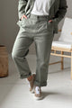 Casual chino trousers, camo