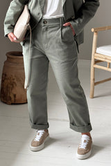 Casual chino trousers, camo
