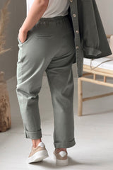 Casual chino trousers, camo